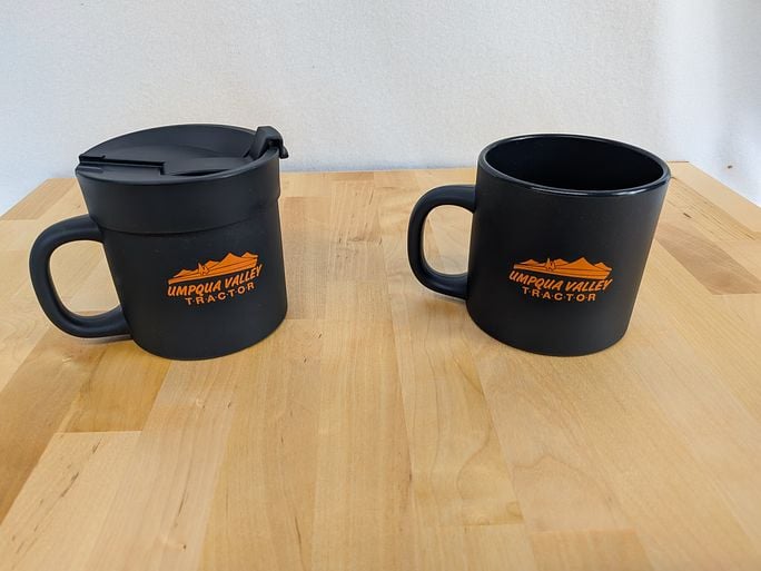 Branded mugs and drinkware