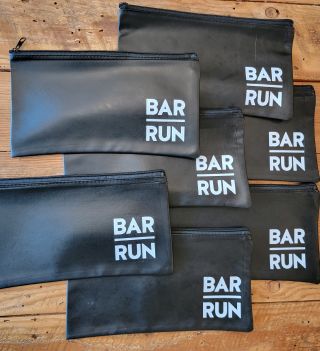 Branded zip pouches