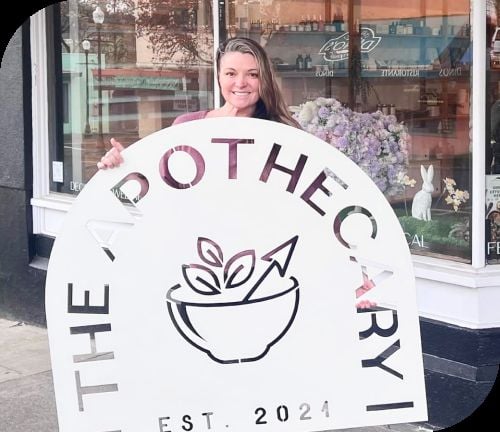 Dimensional storefront sign