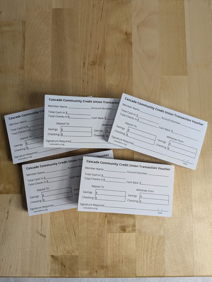 Padded transaction slips