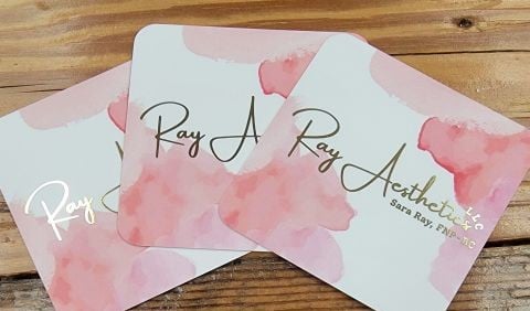 Printed service cards