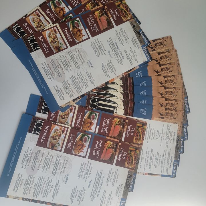 Restaurant menus