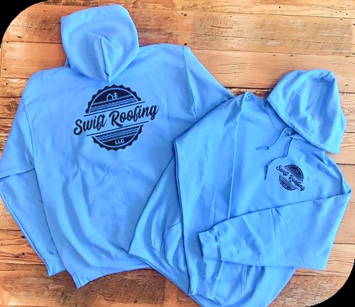 Screen-printed hoodies