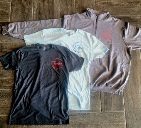 Screen-printed tee run